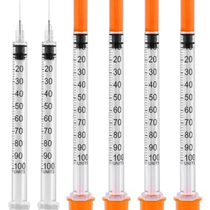 Syringe with Needle 50 Pack
